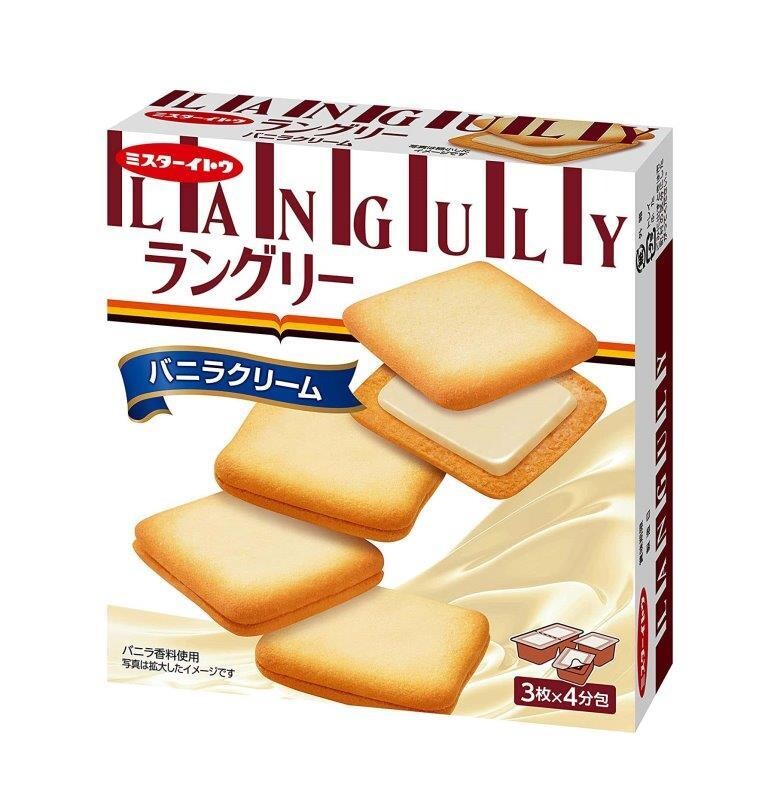 Bánh Quy Lưỡi Mèo Languly Nhật Hộp 12 Cái