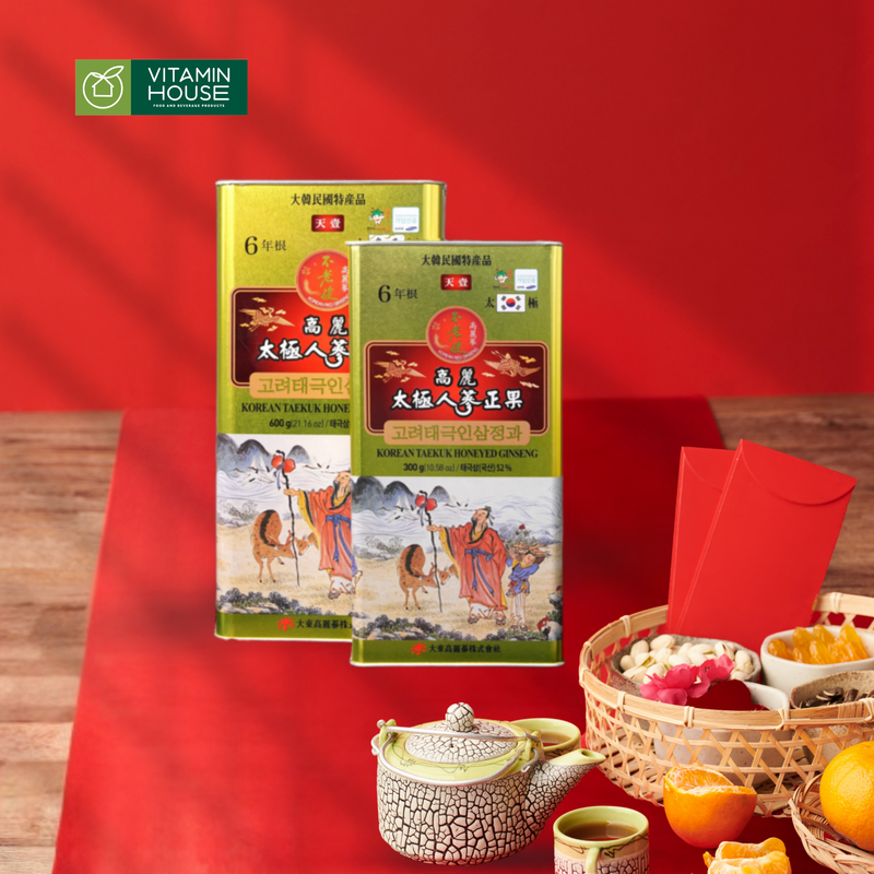 Thái cực sâm mật ong thiên sâm Daedong hộp 300g/600g
