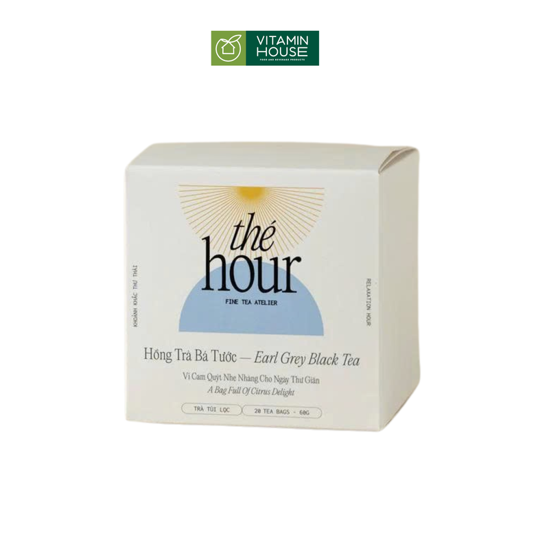 Trà Túi Lọc Bá Tước/Lài/Oolong/Gừng Nhiều Vị The Hour Hộp 40g