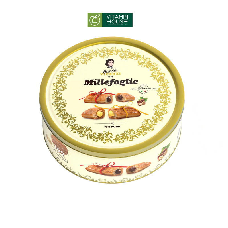 Hộp Bánh Ngàn Lớp Vicenzi Millefoglie 250G