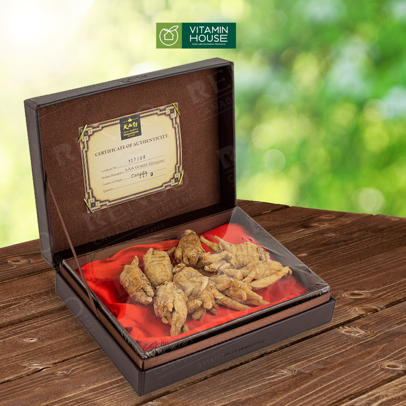 Nhân sâm củ Great Moutain hộp da 150g