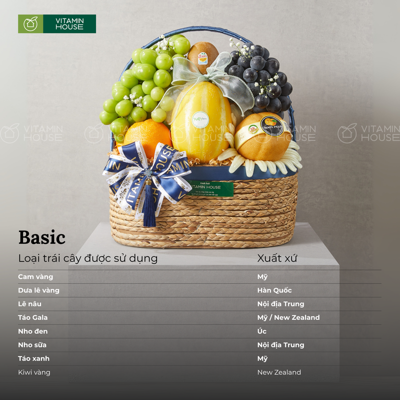 Giỏ Quà Trái Cây Nhập Khẩu & Hoa Tươi Tặng Khách Hàng