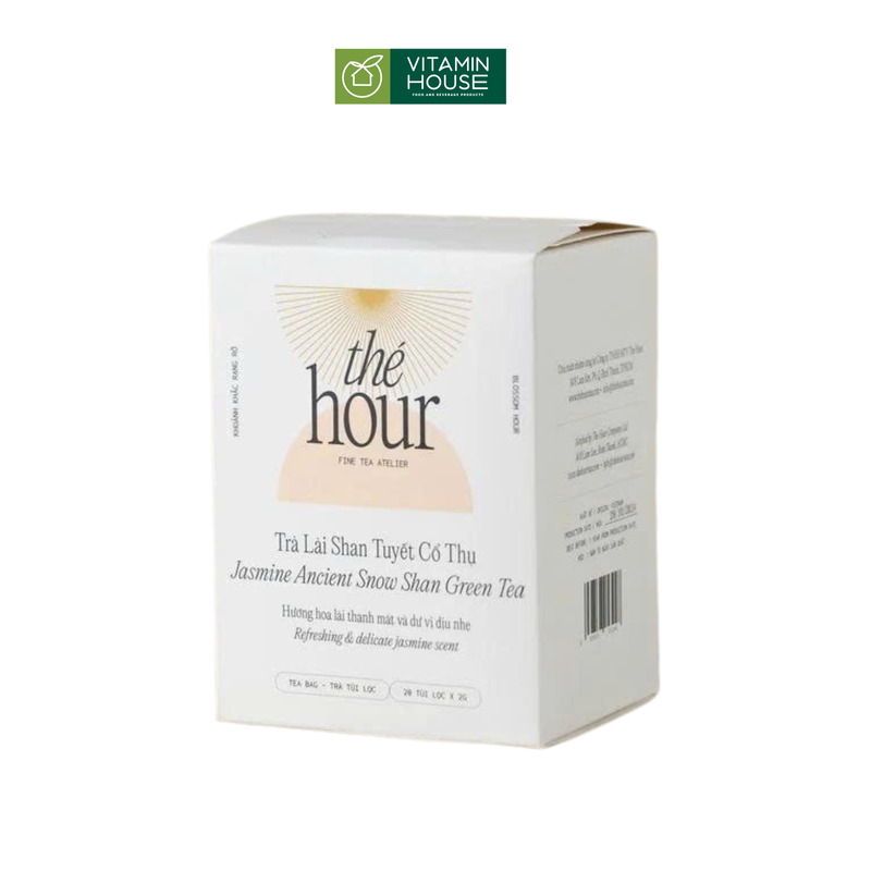 Trà Túi Lọc Bá Tước/Lài/Oolong/Gừng Nhiều Vị The Hour Hộp 40g