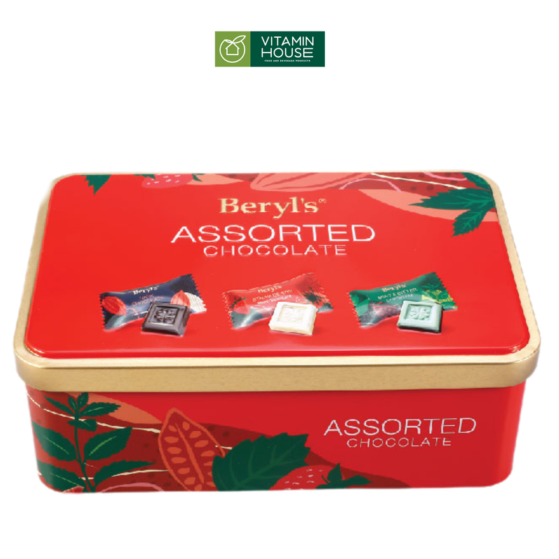 Socola Beryl's Snow Flower Assorted Hộp 135g (Vàng/Đỏ)