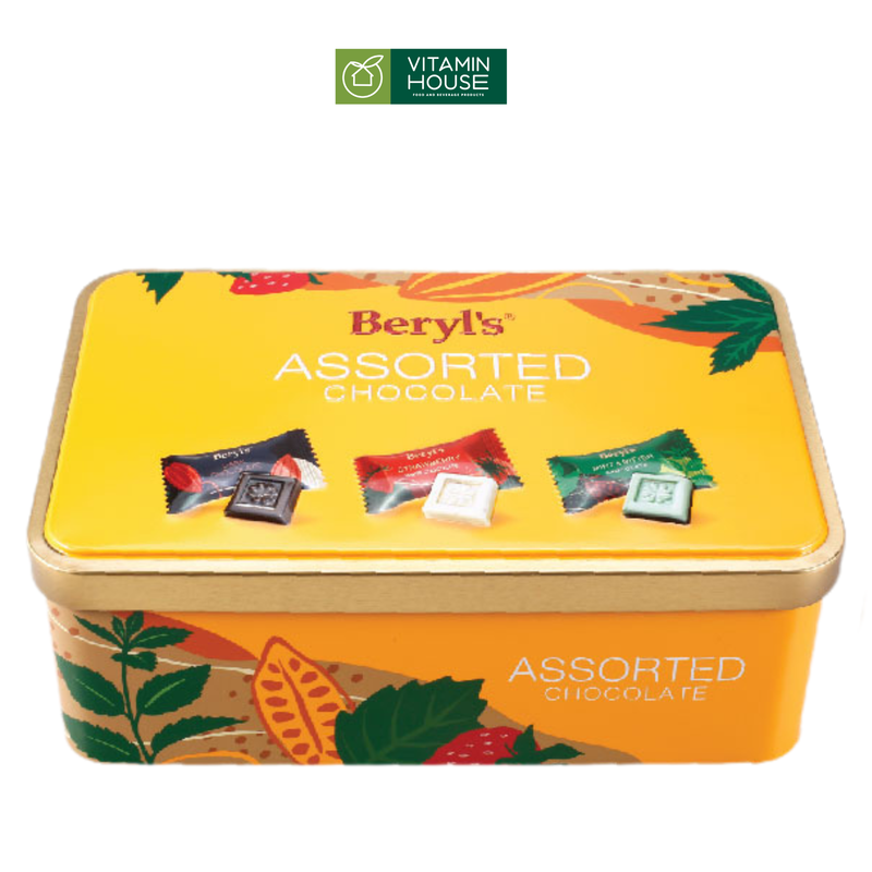 Socola Beryl's Snow Flower Assorted Hộp 135g (Vàng/Đỏ)