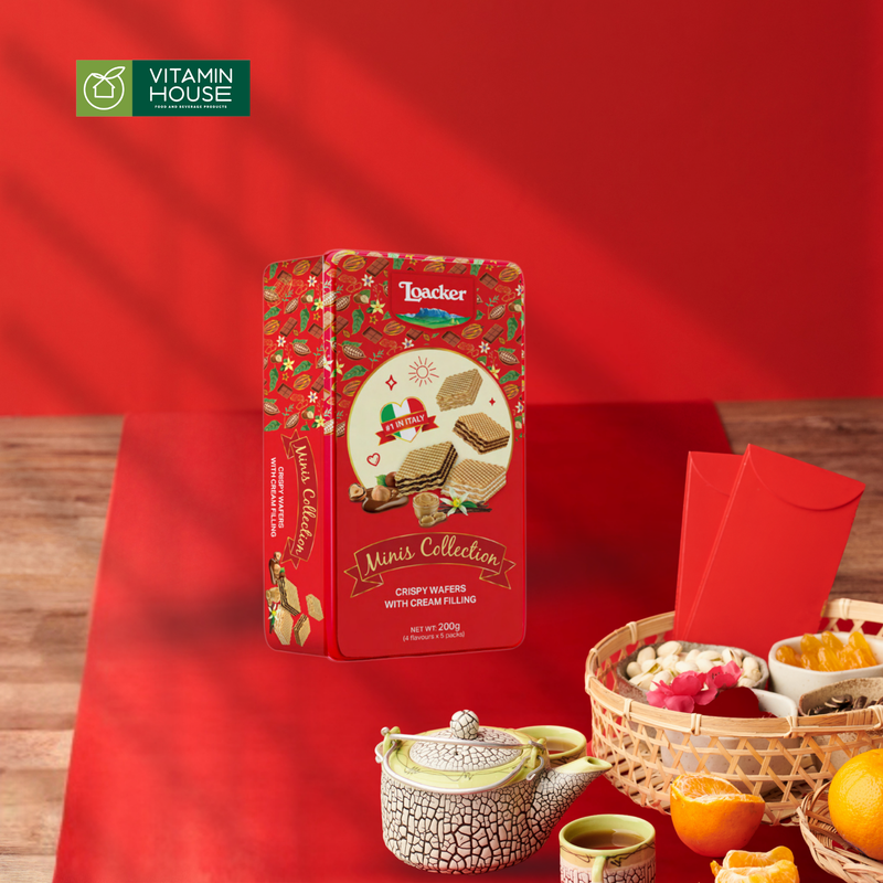 Bánh xốp Loacker Minis Collection 200g