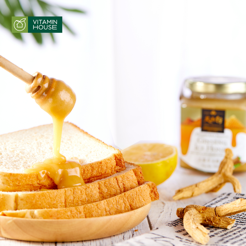 Mật Ong Nhân Sâm Great Mountain Canada  Hộp 350g