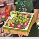 Giỏ Quà Trái Cây Nho Xanh và Táo Chúc Sức Khỏe