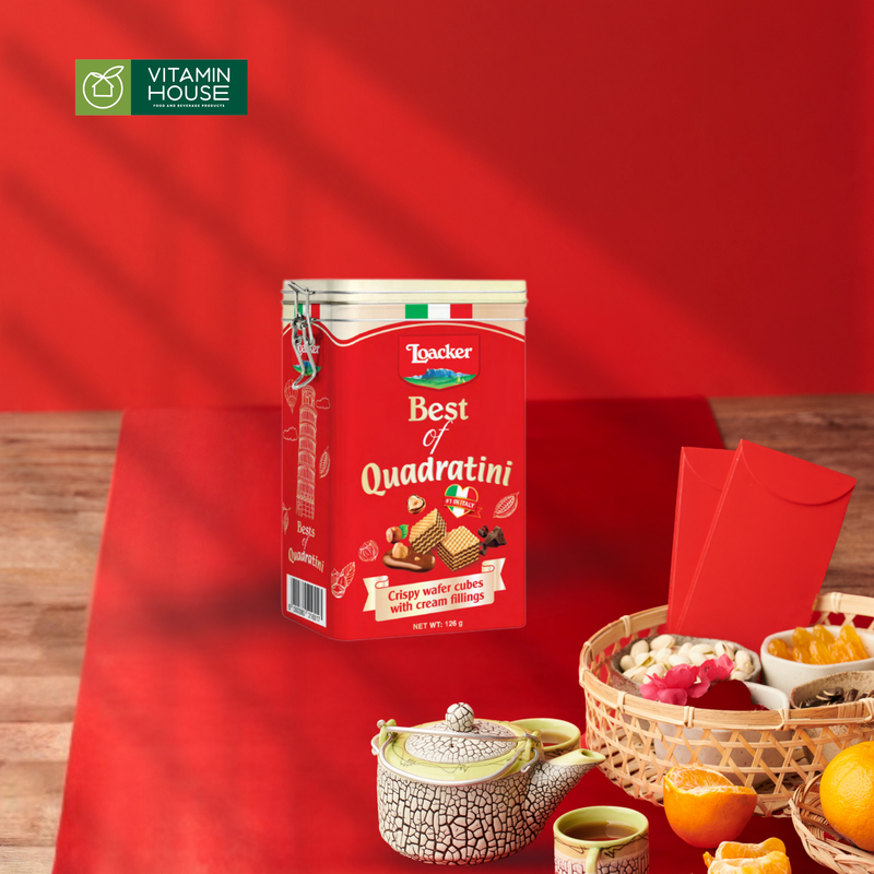 Bánh xốp Loacker Best of Quadratini 126g