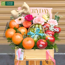 Hộp Quà Trái Cây Cam, Nho Sữa, Quýt Nhập Khẩu Tặng Bác Sĩ