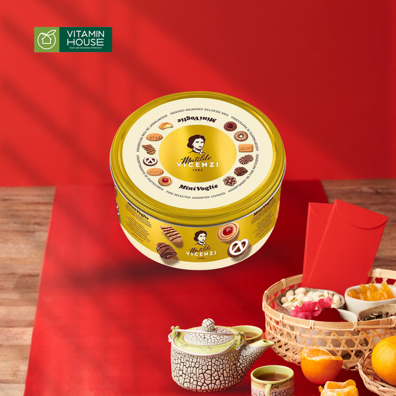 Hộp Bánh Quy Hỗn Hợp Truyền Thống Ý Vicenzi Minivoglie 500G