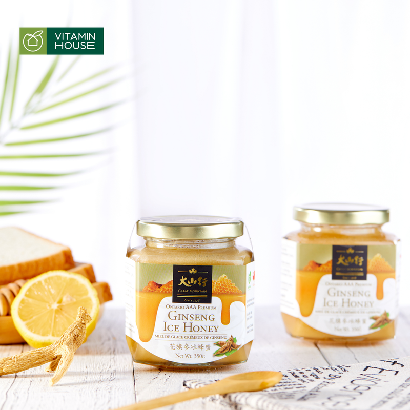 Mật Ong Nhân Sâm Great Mountain Canada  Hộp 350g
