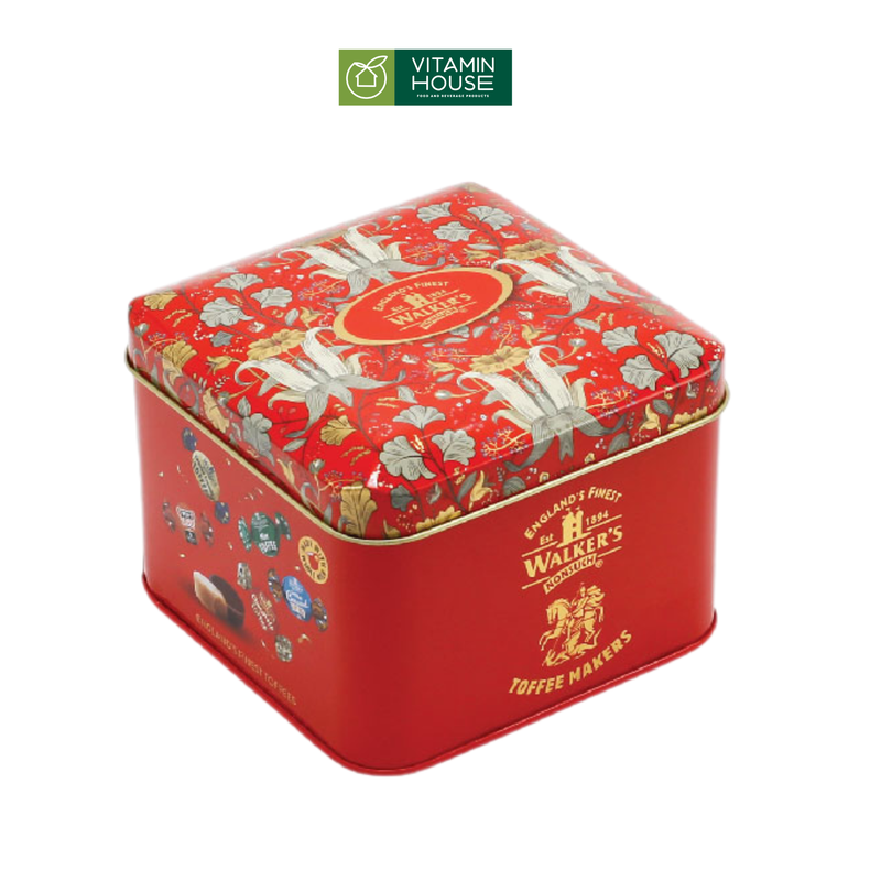 Kẹo Bơ Hỗn Hợp/Caramel Muối/Chocolate Walkers hộp thiếc 135g
