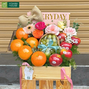 Hộp Quà Trái Cây Cam, Nho Sữa, Quýt Nhập Khẩu Tặng Bác Sĩ