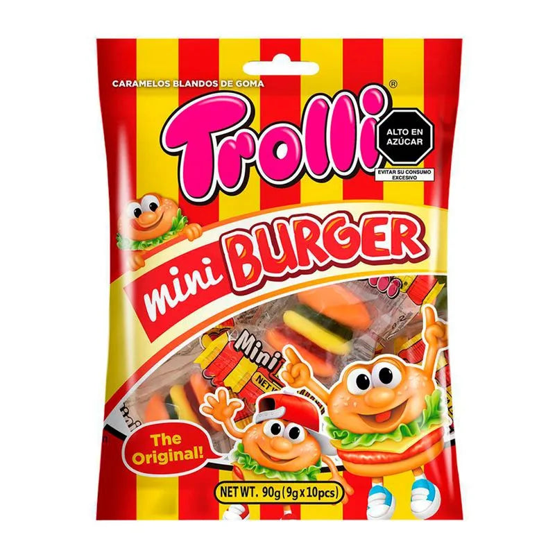 Kẹo Dẻo Mini Burger Trolli Đức (Đủ Size)