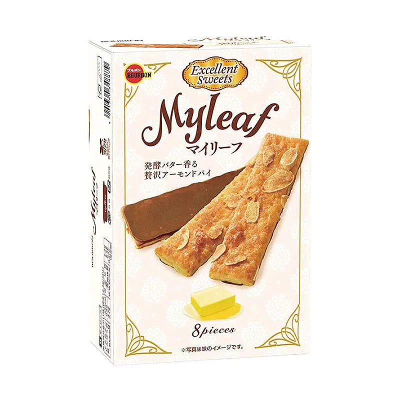Hộp Bánh Quy Bơ Bourbon Myleaf Nhật Hương Vị Ngọt Ngào