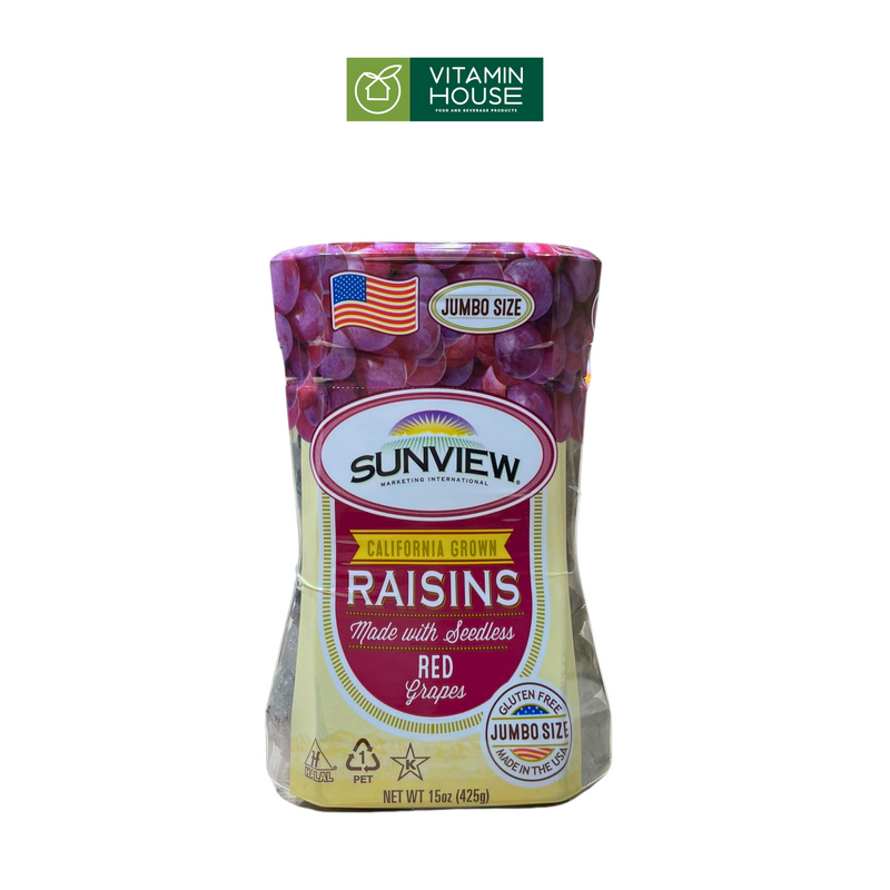 Nho Khô Sunview Raisins Mỹ 425G - Vitamin House