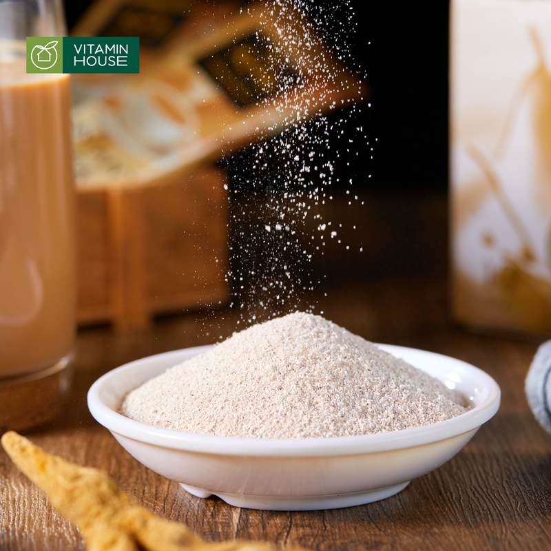 Trà Sữa Nhân Sâm Canada Great Mountain Ginseng Hộp 40g * 10 gói