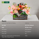 Giỏ Quà Trái Cây Táo, Quýt, Kiwi Nhập Khẩu & Hoa Tươi Tặng Bác Sĩ