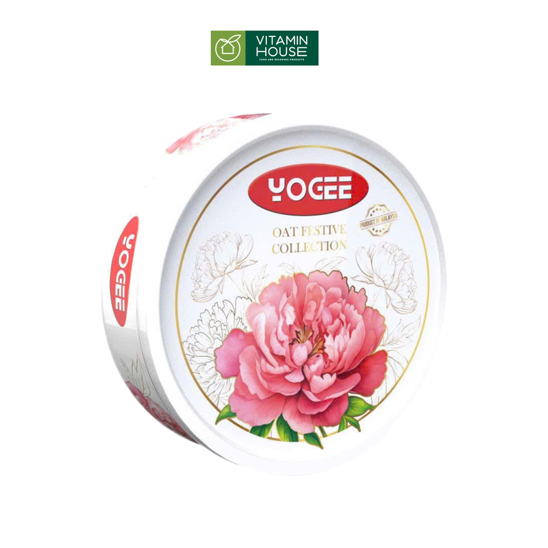 Bánh Yogee Oat Festive Collection Hộp 308g (Đỏ/Trắng/Vàng)