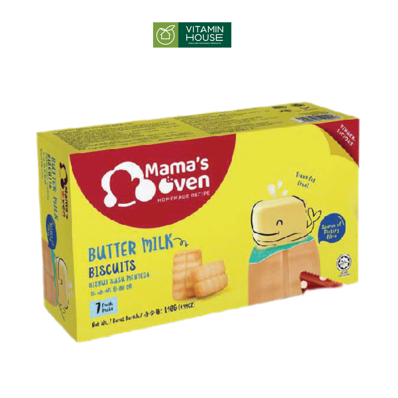 Bánh Mama's Oven Cranberries Oatmeal/Butter Milk/Almond/Vegetarian Almond 120g