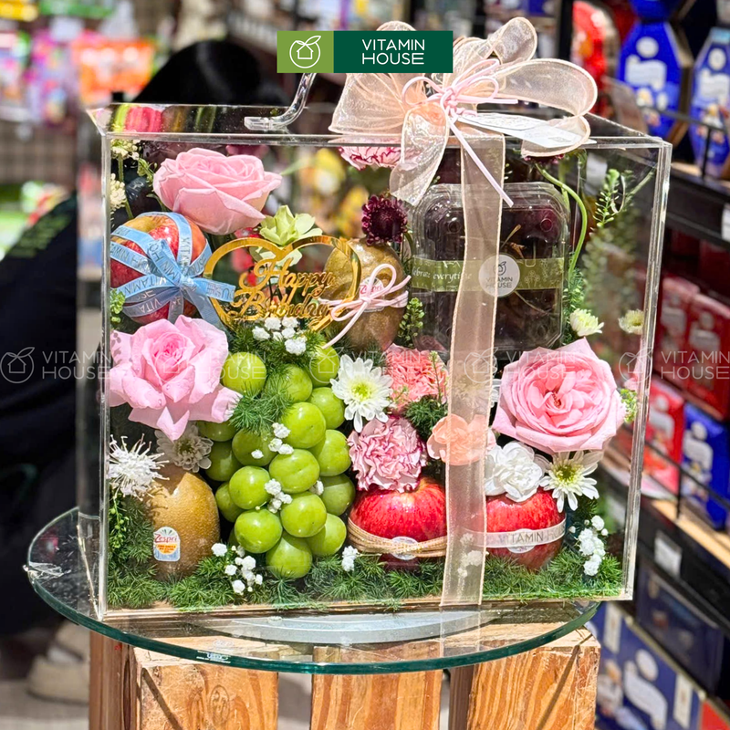 Giỏ Quà Trái Cây Hộp Vali - Quà Tặng Ý Nghĩa Ngày Sinh Nhật Người Thân, Bạn Bè