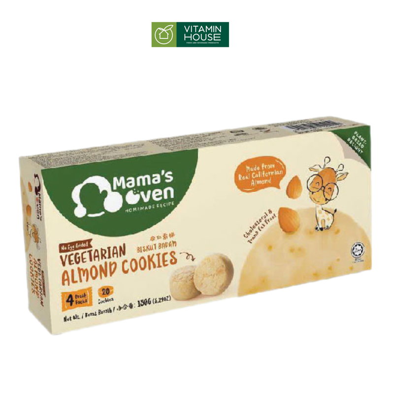 Bánh Mama's Oven Cranberries Oatmeal/Butter Milk/Almond/Vegetarian Almond 120g