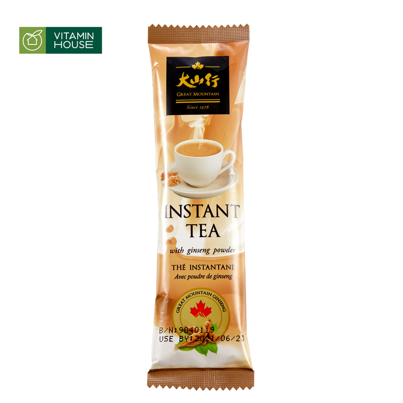 Trà Sữa Nhân Sâm Canada Great Mountain Ginseng Hộp 40g * 10 gói