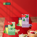 Trà Xanh Thanh Lọc/Thảo dược Thư Giãn Thượng Hạng Tess Hộp 20 Túi Lọc