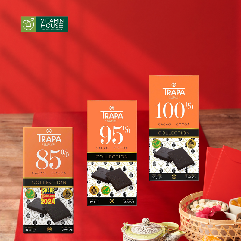 Thanh Sô-cô-la Đen Cao Cấp Trapa Tây Ban Nha 80g