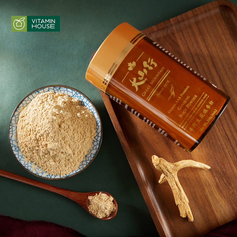 Bột Nhân Sâm Cao Cấp Canada Great Mountain Hộp 114g
