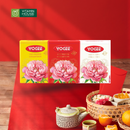 Bánh yến mạch Yogee hộp 210g đỏ/vàng/trắng