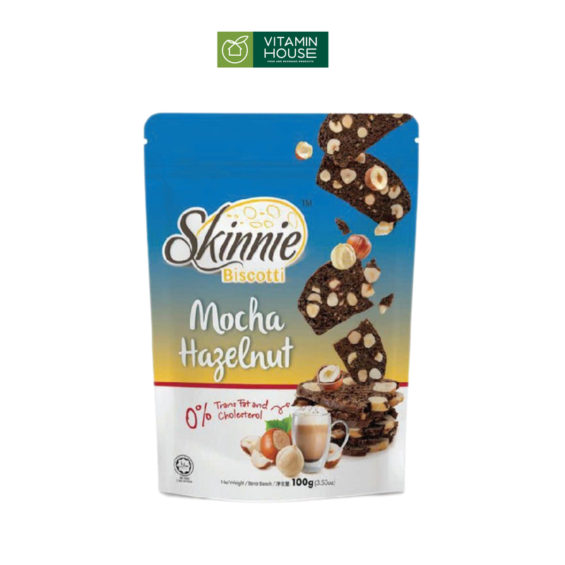 Bánh Biscotti Skinnie Hạnh Nhân/Hạt Bí/Hạt Phỉ 100g