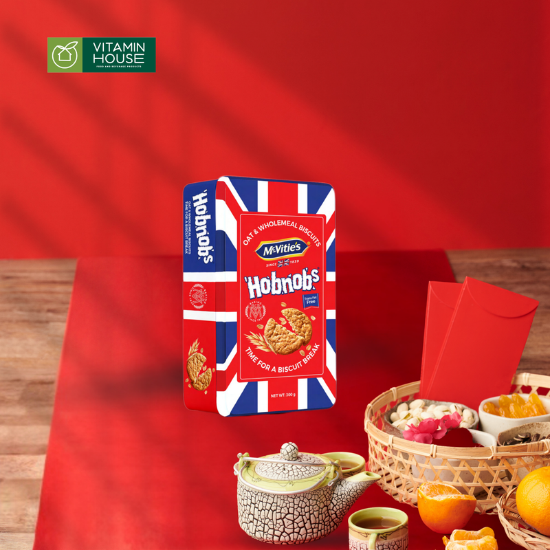Bánh quy yến mạch nguyên cám McVitie’s Hobnobs 300 g