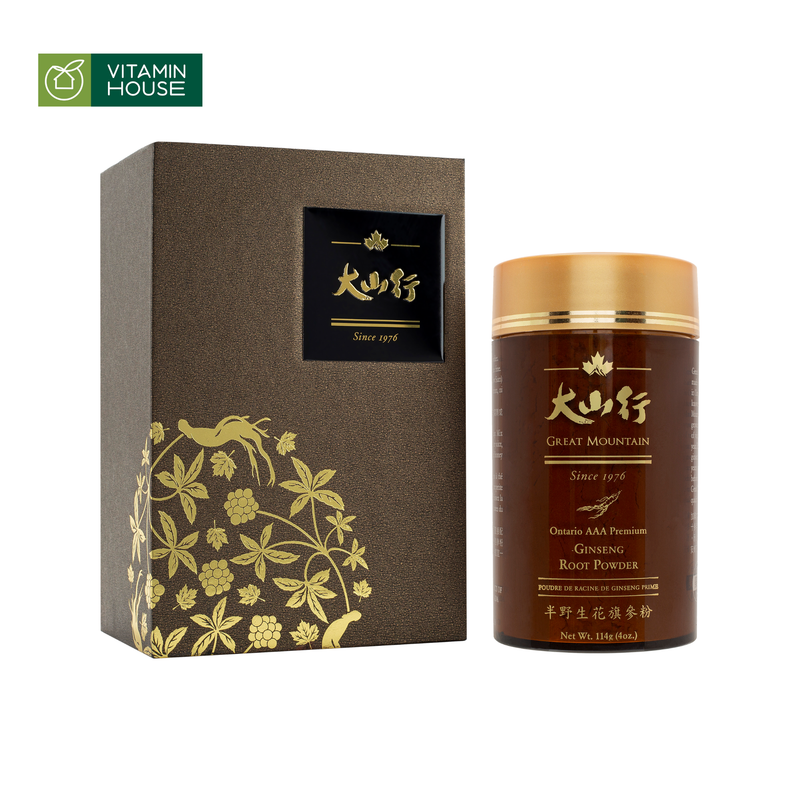 Bột Nhân Sâm Cao Cấp Canada Great Mountain Hộp 114g