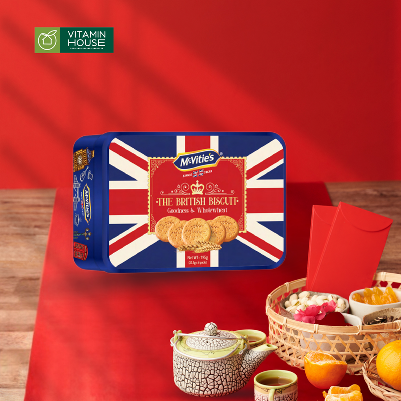 Bánh quy lúa mì nguyên cám McVitie’s Digestive Minis 195g