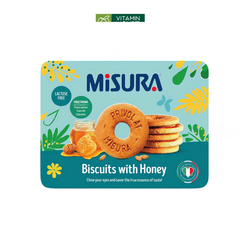 Hộp Bánh Qui Sữa Chua Misura Vàng 299.7G
