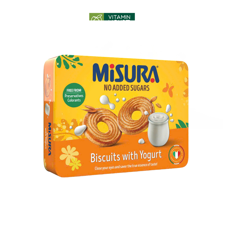 Hộp Bánh Qui Sữa Chua Misura Vàng 299.7G