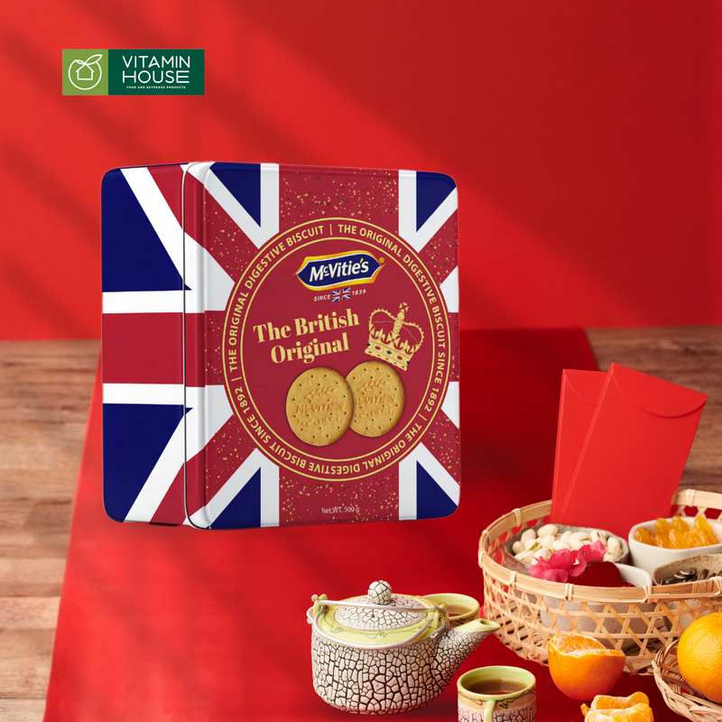 Bánh quy lúa mì nguyên cám truyền thống McVitie’s Digestives Original  500g
