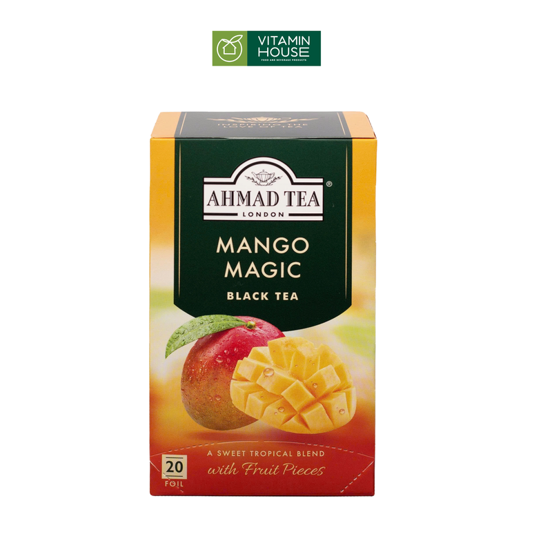 Trà trái cây nhiều vị Ahmad Tea hộp 20 túi nhôm