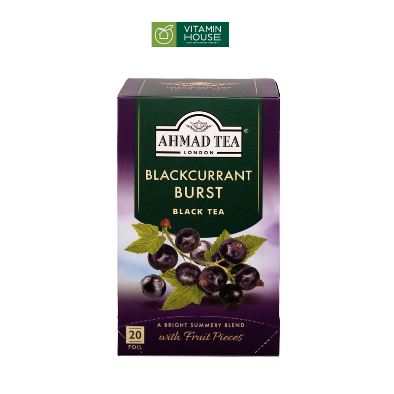 Trà trái cây nhiều vị Ahmad Tea hộp 20 túi nhôm