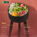 Hộp Quà Trái Cây Tròn – Nho Xanh, Dâu Hàn, Tặng các Dịp Trang Trọng