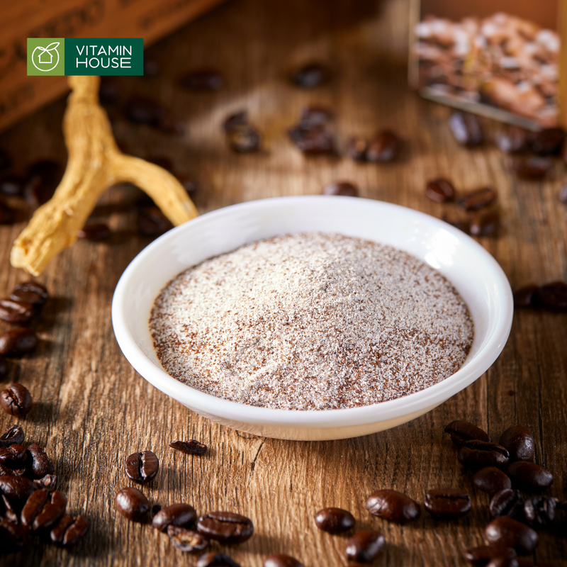 Cà Phê Nhân Sâm Great Mountain Ginseng Canada hộp 40g*10 gói