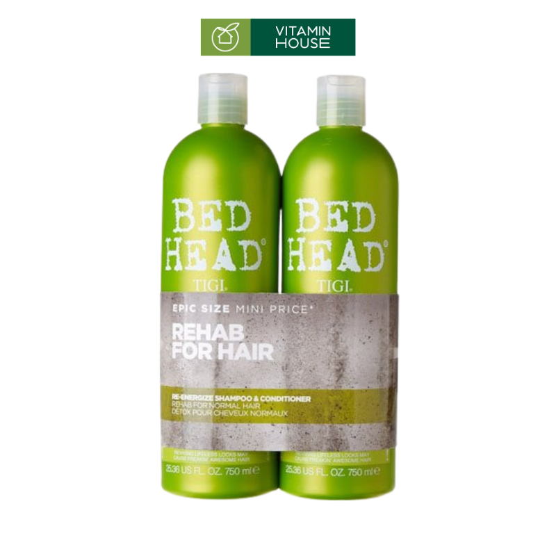 Set Dầu Gội Xả Bed Head Tigi Rehab For Hair