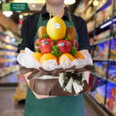 Giỏ Quà Trái Cây Cam, Táo, Kiwi, Dưa lưới