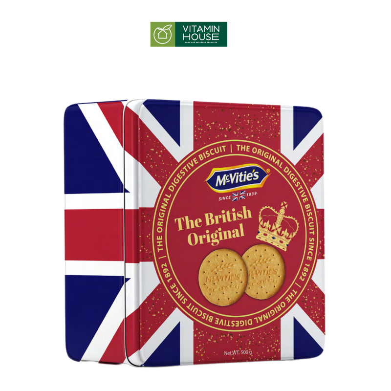 Bánh quy lúa mì nguyên cám truyền thống McVitie’s Digestives Original  500g