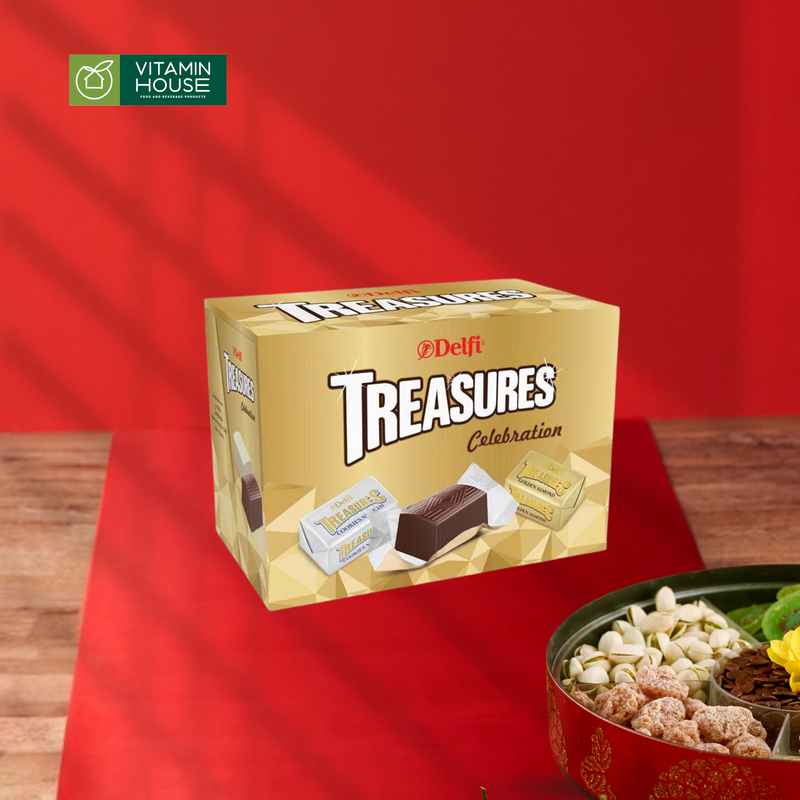 Sô-cô-la sữa hạnh nhân Treasures hộp 180g/72g
