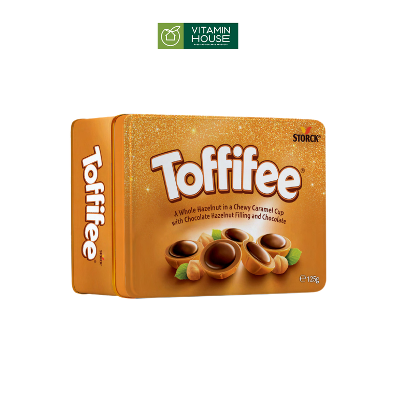 Kẹo Caramen Mềm Phủ Sô-Cô-La Nhân Hạt Dẻ Toffifee 125g