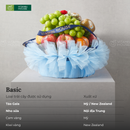 Giỏ Quà Trái Cây Nho,Kiwi Nhập Khẩu & Hoa Tươi Tặng Đối Tác Tân Gia