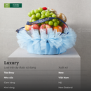 Giỏ Quà Trái Cây Nho,Kiwi Nhập Khẩu & Hoa Tươi Tặng Đối Tác Tân Gia